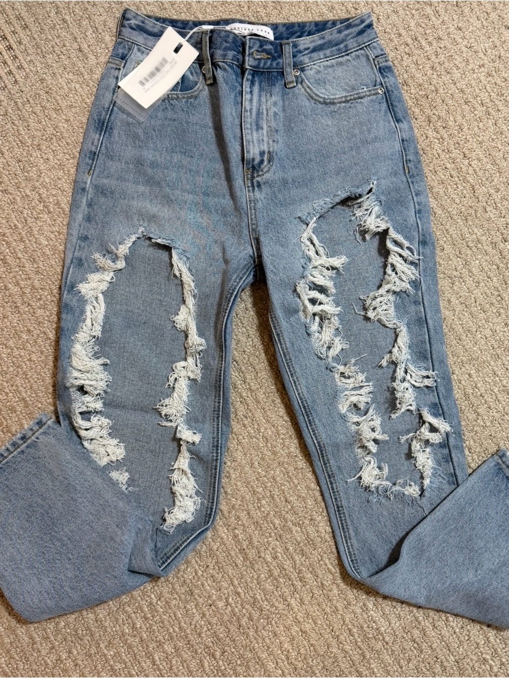 Endless Rose High Waist Destroyed Jeans